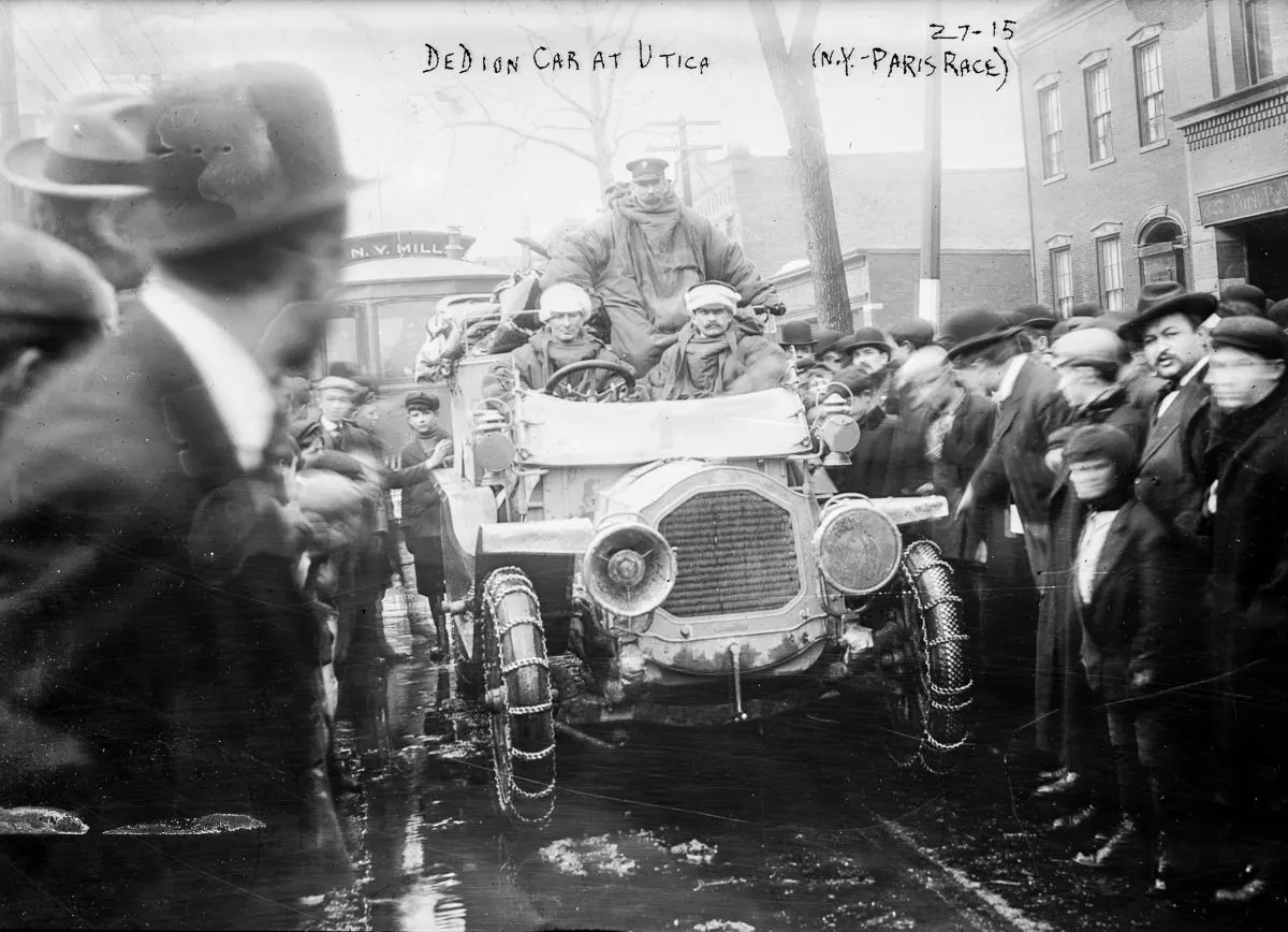 new york paris auto race photos 1908