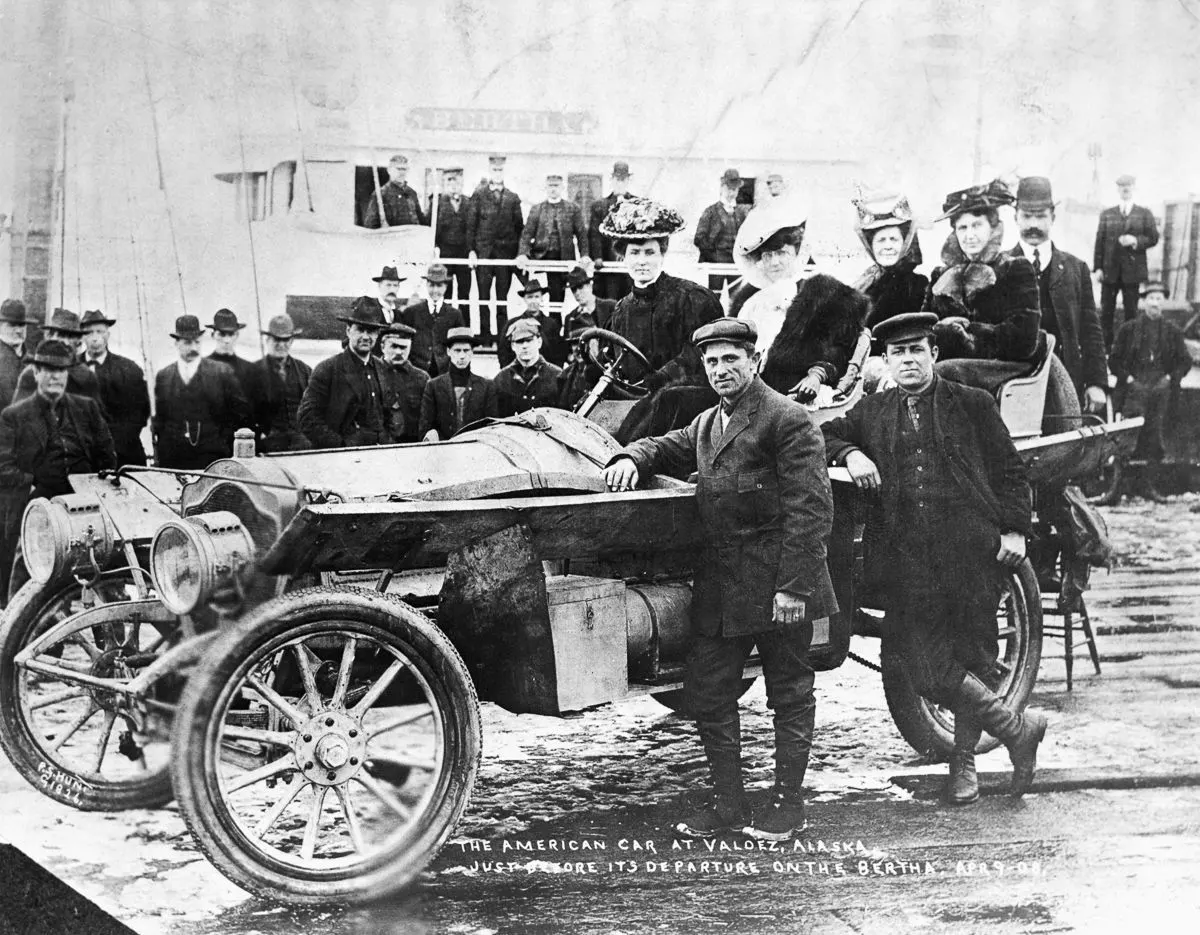 new york paris auto race photos 1908