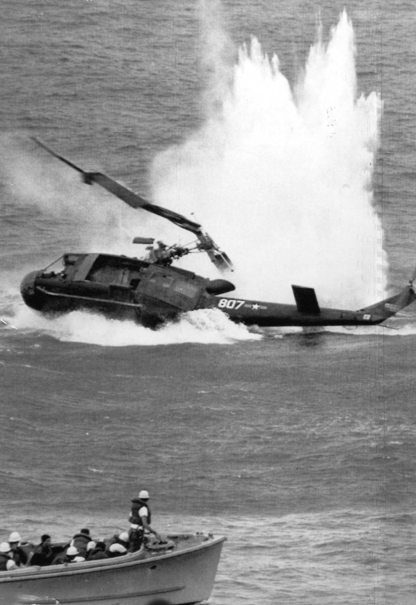 helicopters overboard operation frequent wind