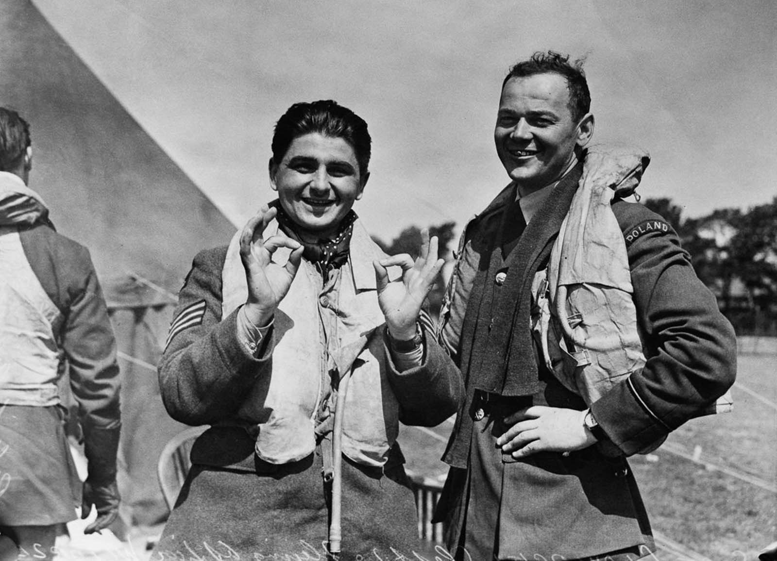 polish pilots photographs battle britain