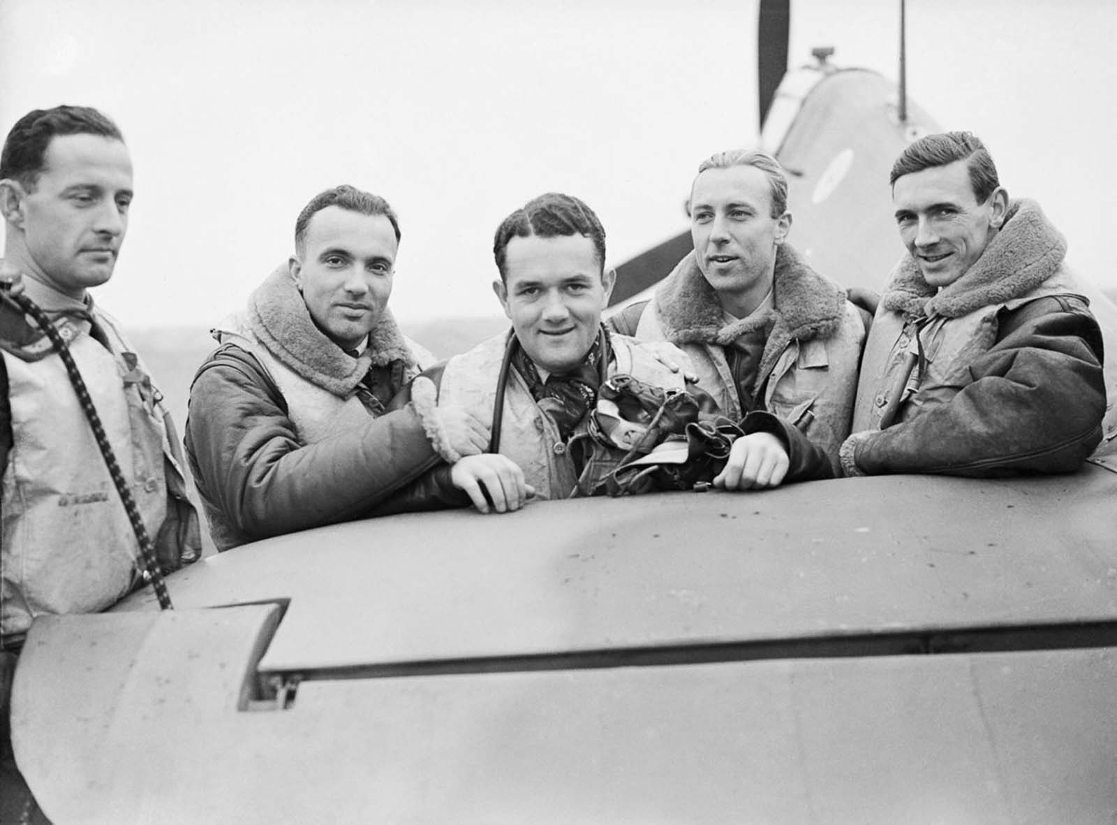 polish pilots photographs battle britain