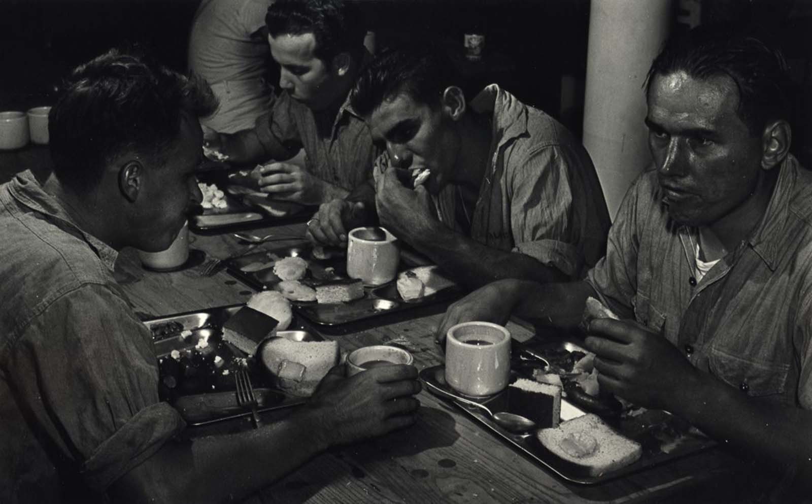Crew Eating, c. 1943.