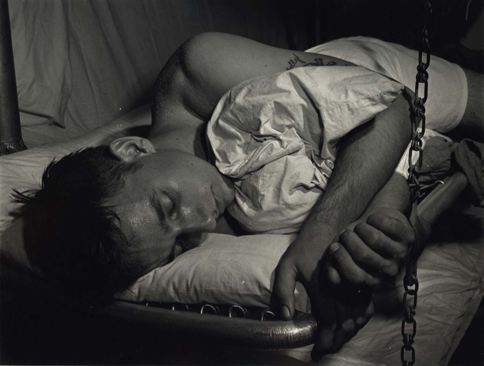 Sleeping man, c. 1942-1945.