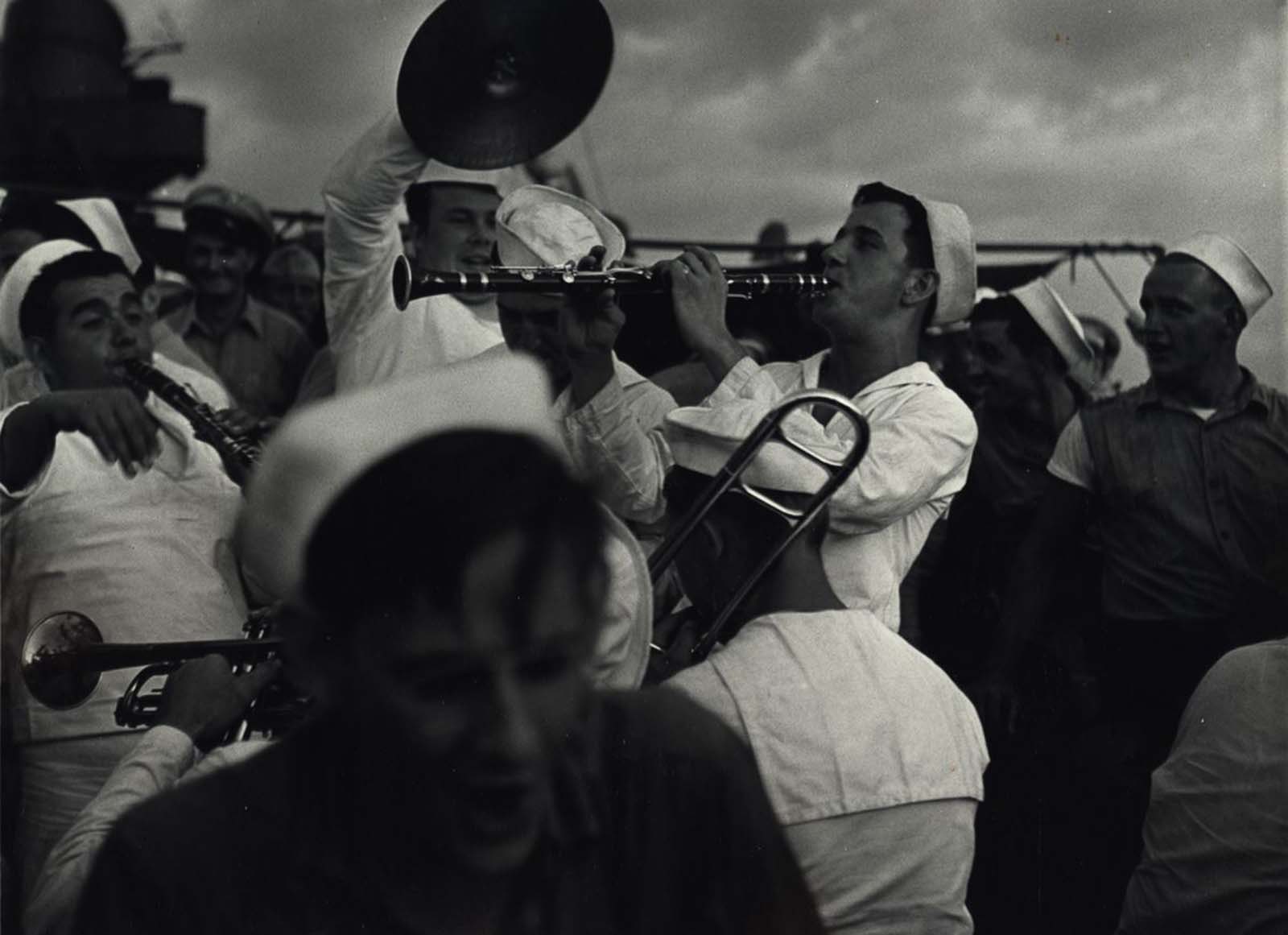 Sailors Playing Instruments, c. 1943.