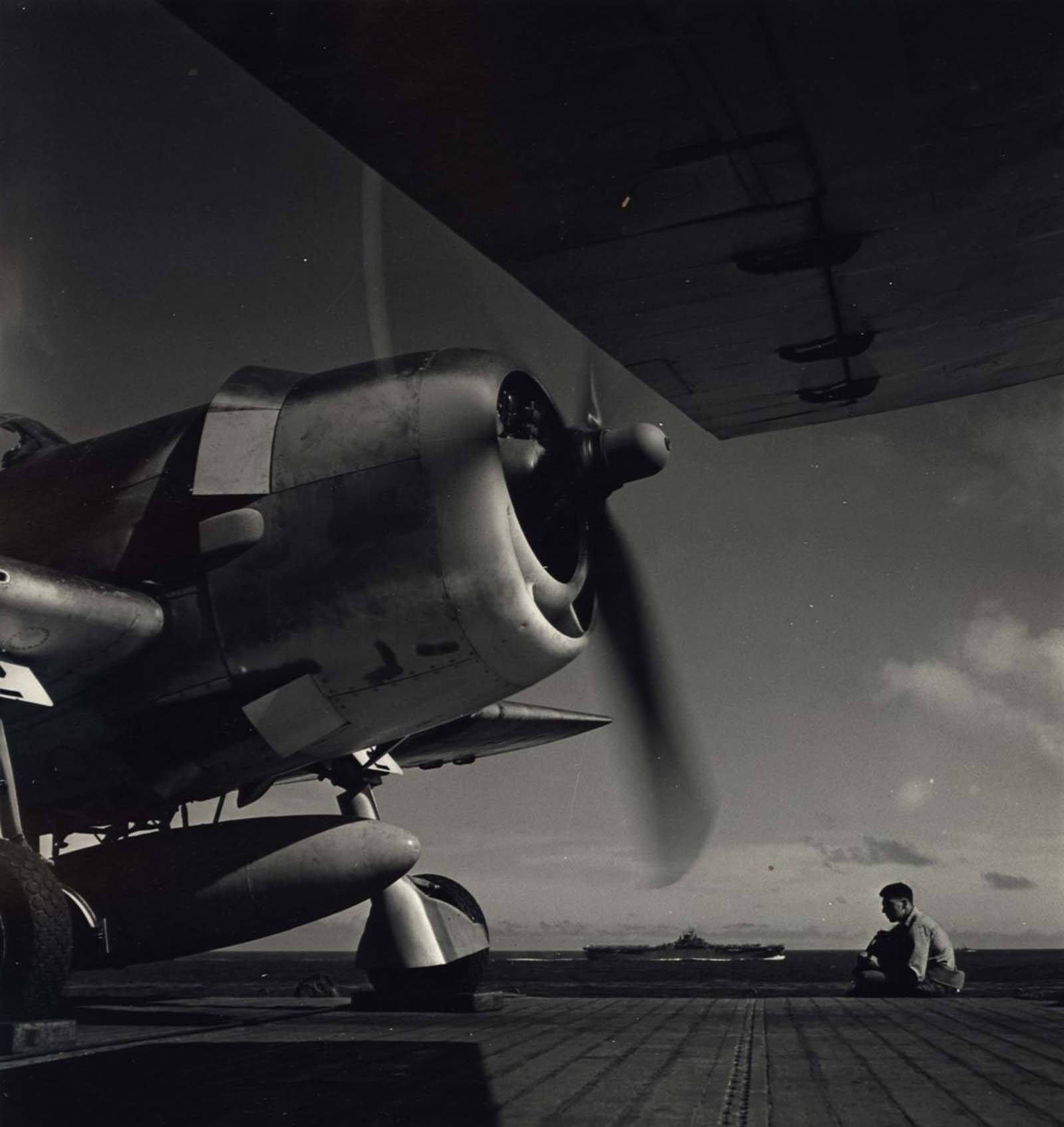 Man and Aircraft, c. 1943.
