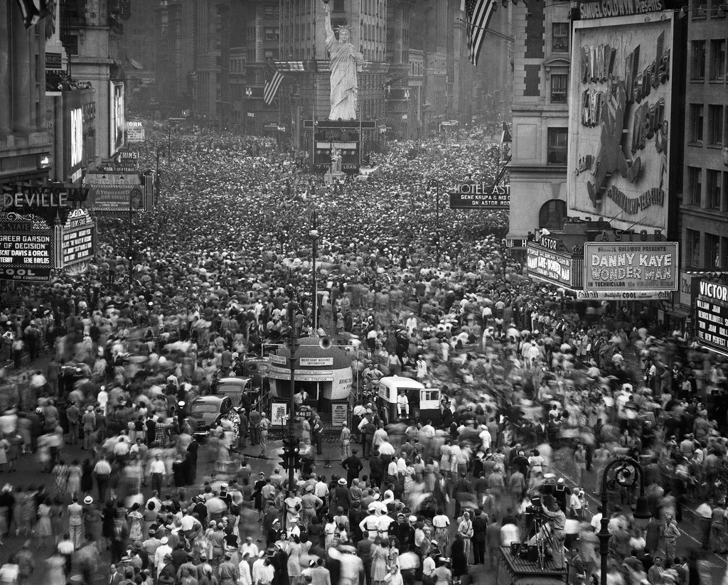 New York City photos in the 1940s