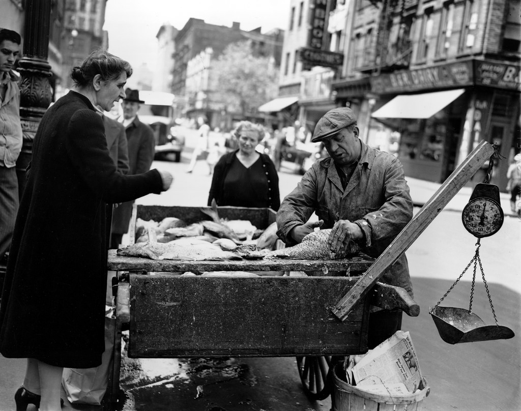 New York City photos in the 1940s