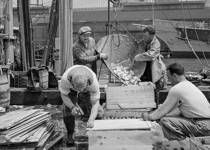 vintage fulton fish market manhattan