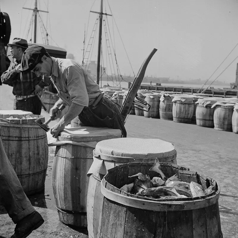 vintage fulton fish market manhattan