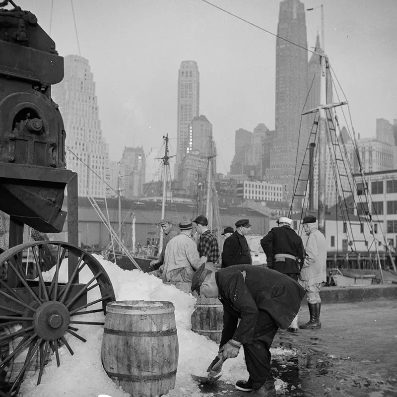 vintage fulton fish market manhattan