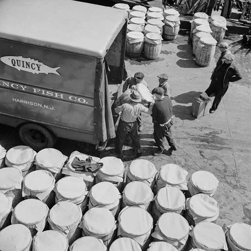 vintage fulton fish market manhattan
