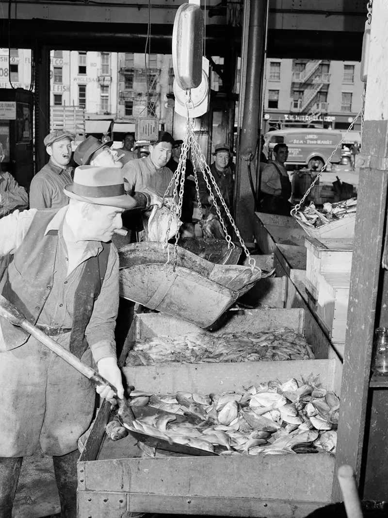 vintage fulton fish market manhattan