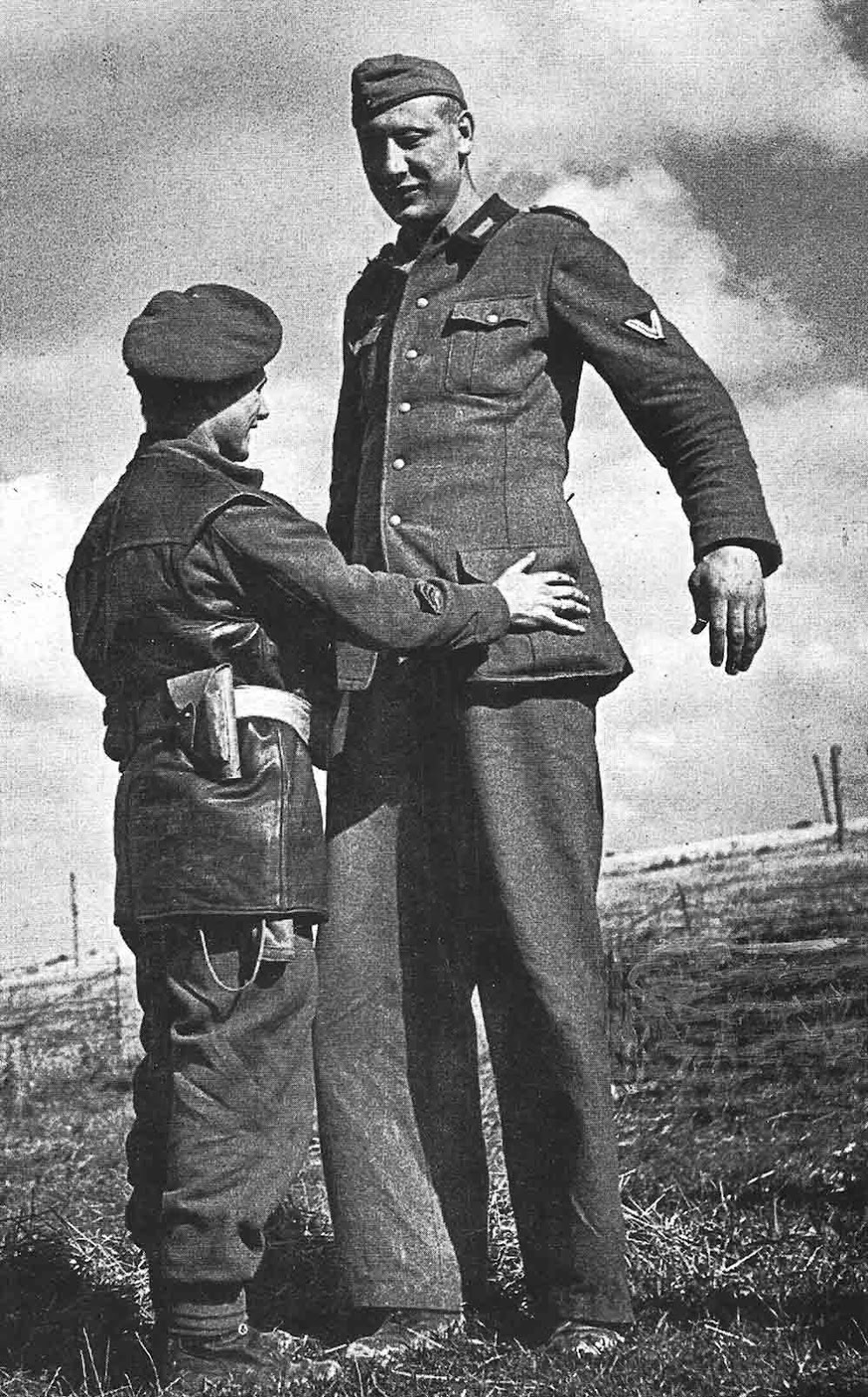 Nacken captured at Calais, France in 1944 when he was 38 years old.