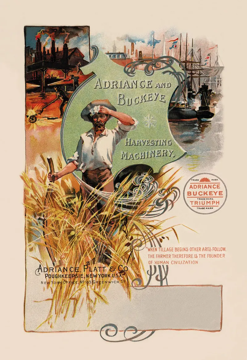 vintage farming supply ads