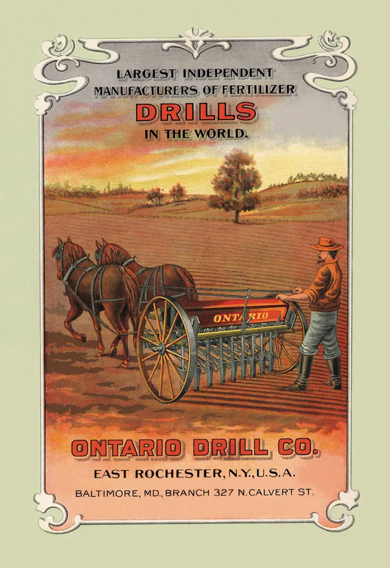 vintage farming supply ads