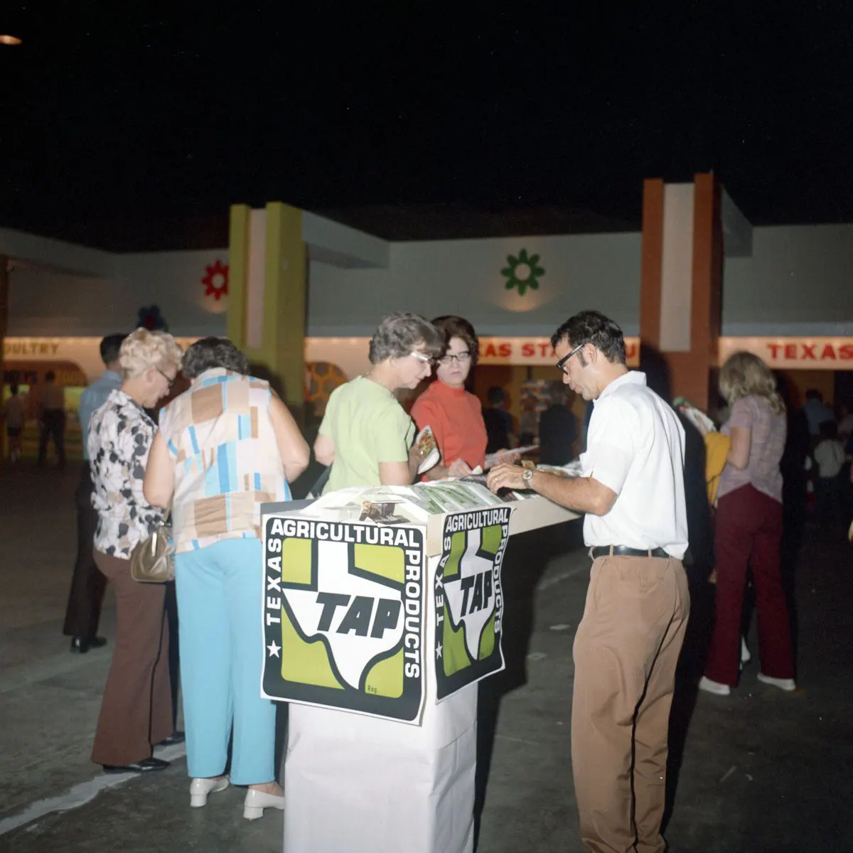 Colorful photographs from the 1972 Texas State Fair