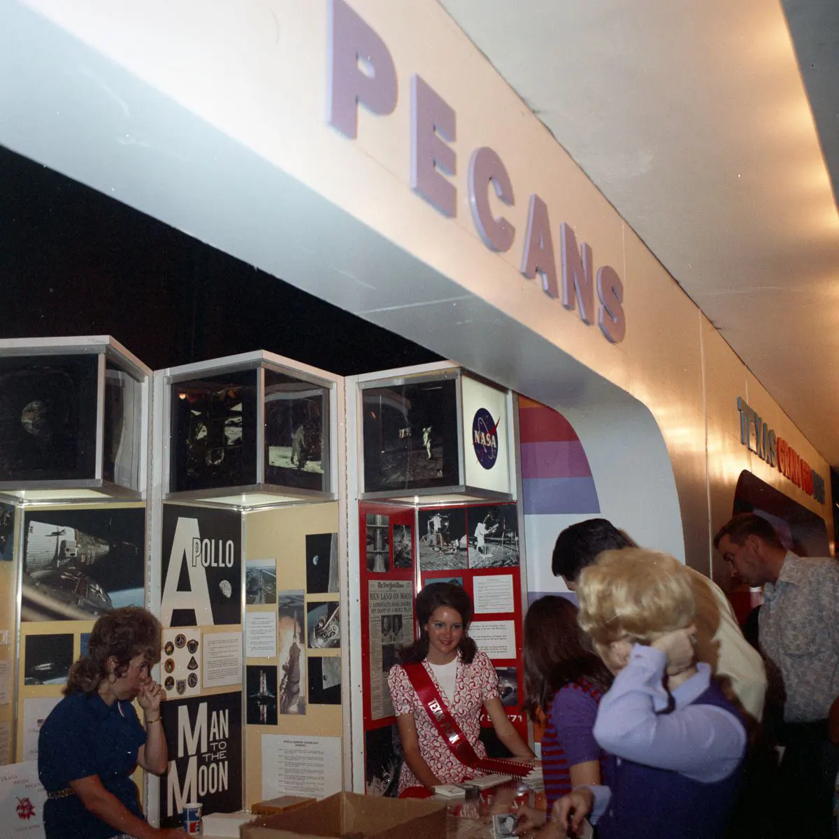 Colorful photographs from the 1972 Texas State Fair