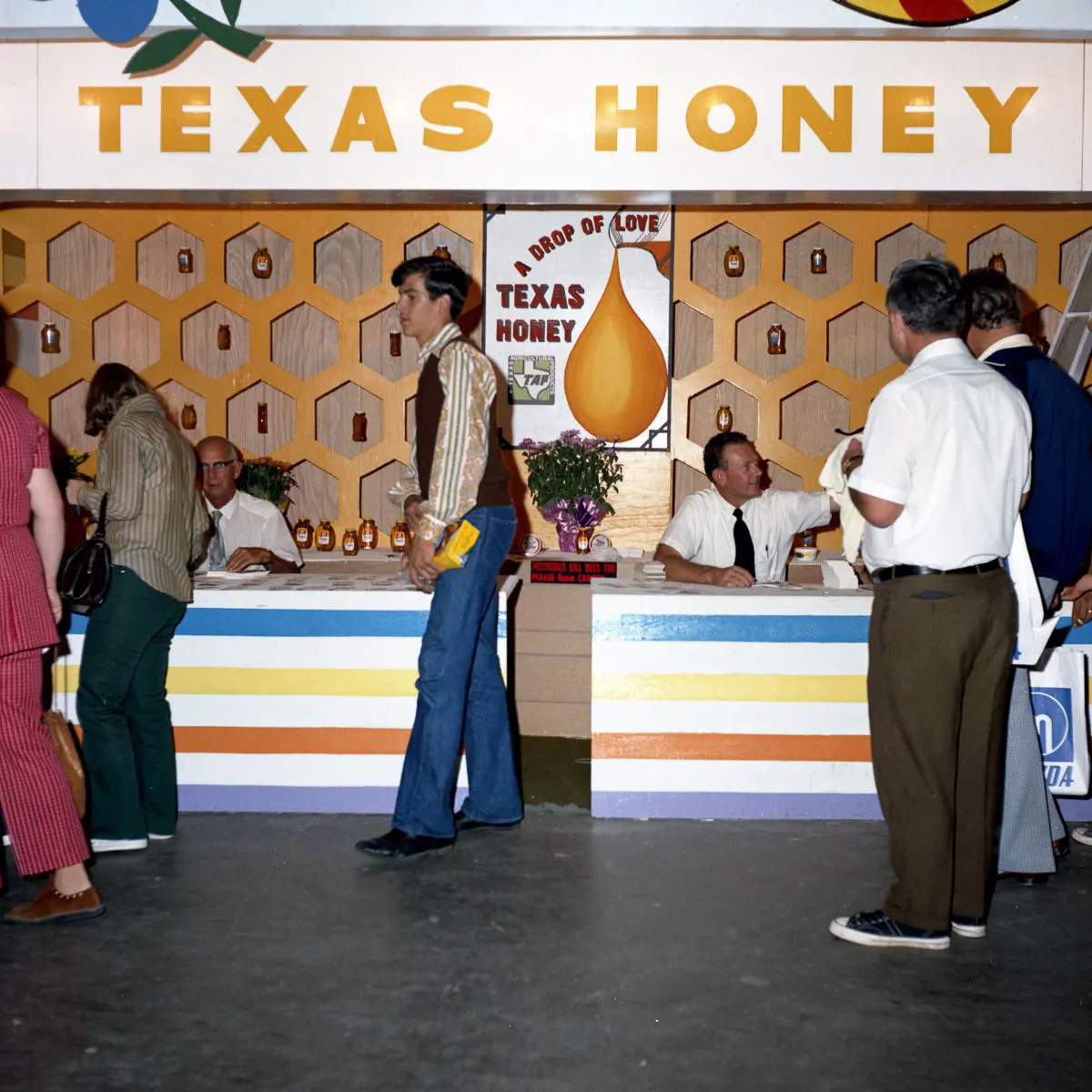 Colorful photographs from the 1972 Texas State Fair