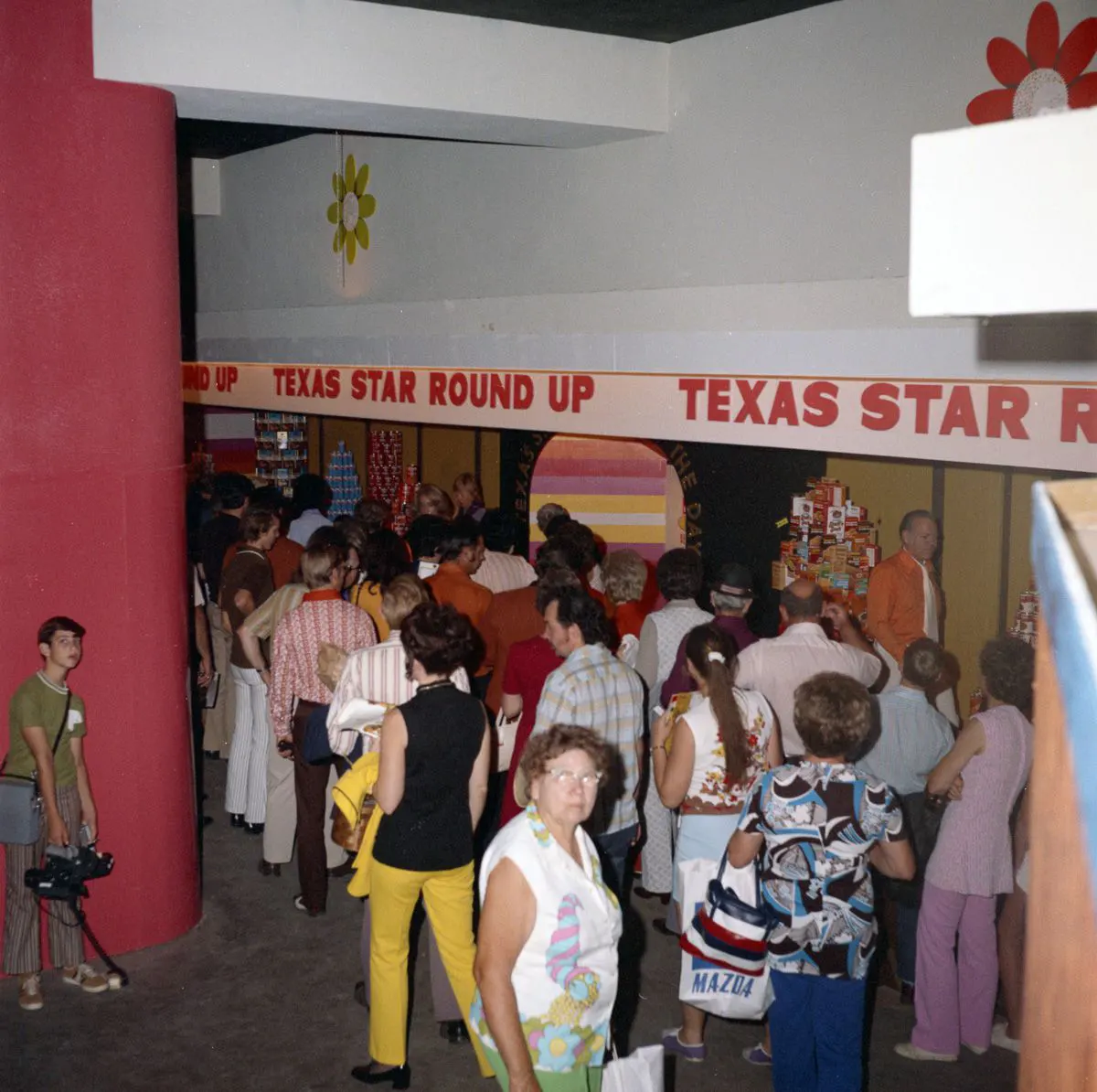 Colorful photographs from the 1972 Texas State Fair