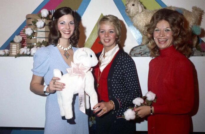 Colorful photographs from the 1972 Texas State Fair show people sampling a wide variety of the products of their state