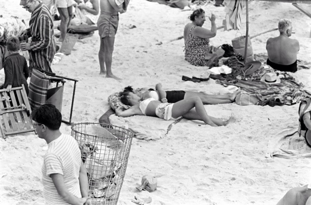 people being ticketed indecent exposure beach