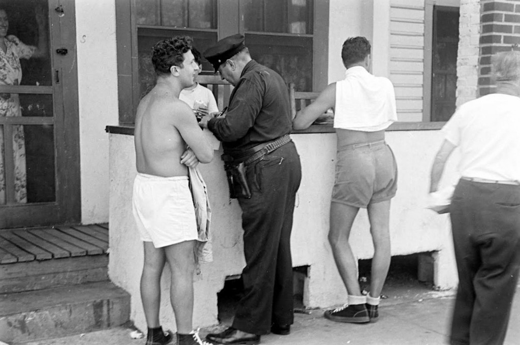 people being ticketed indecent exposure beach