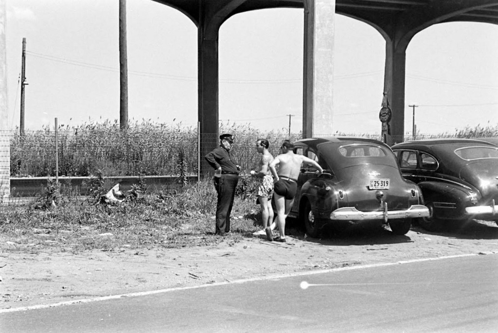 people being ticketed indecent exposure beach