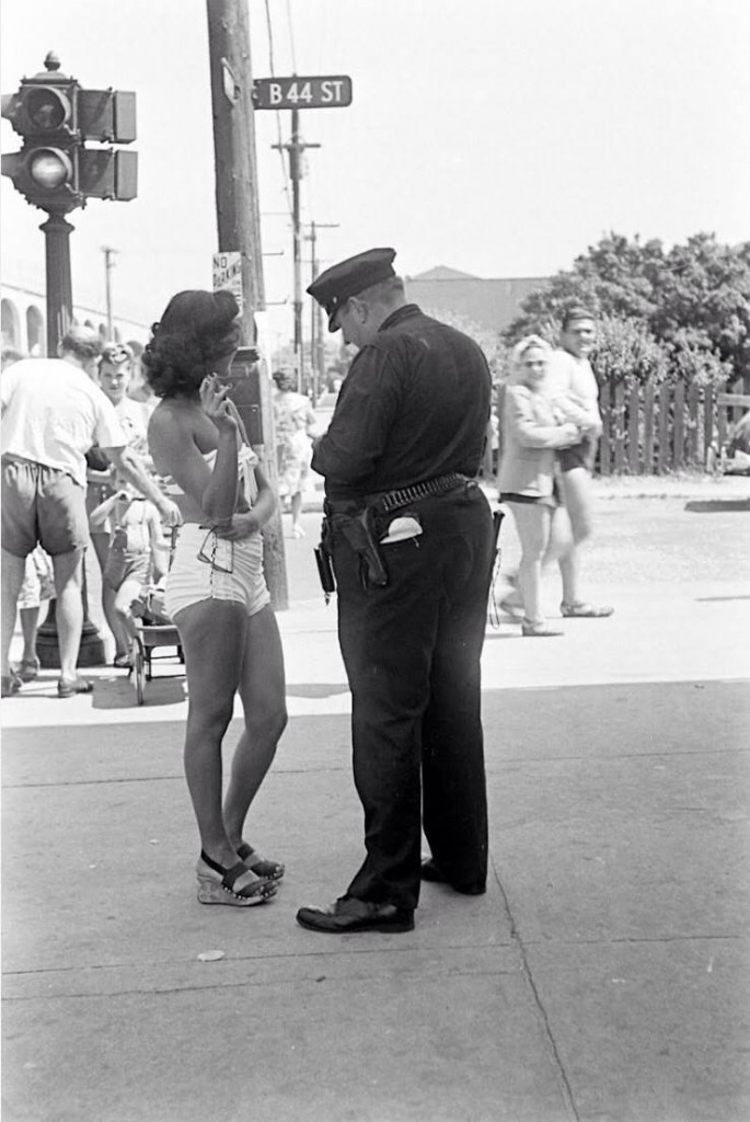 people being ticketed indecent exposure beach