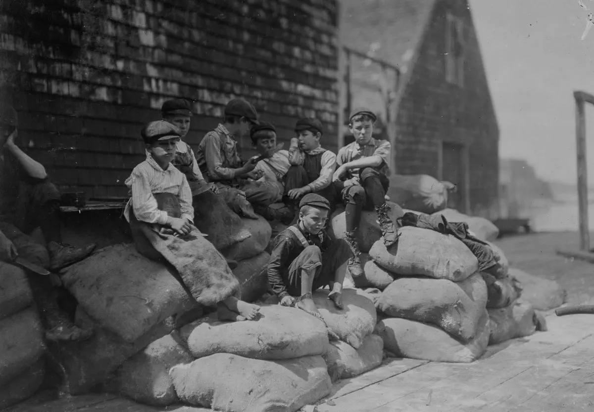 sardine canneries child workers