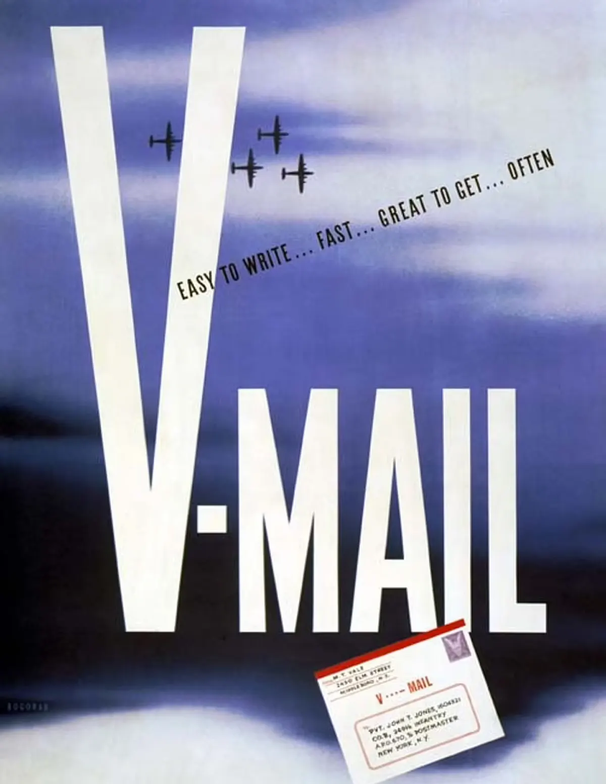 v-mail vintage photos