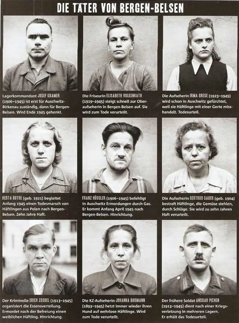 Photo Collection of Nazi Concentration Female Camp Guards