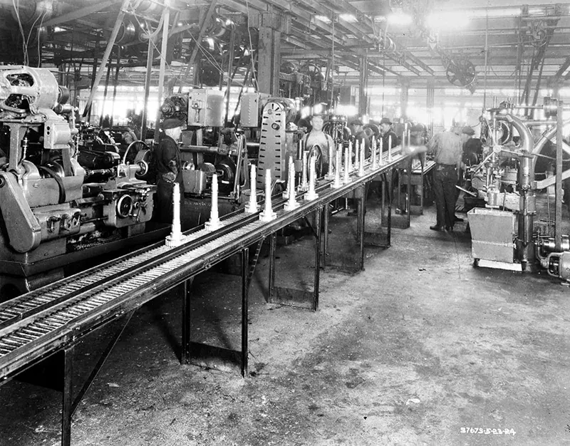 ford assembly lines vintage photos