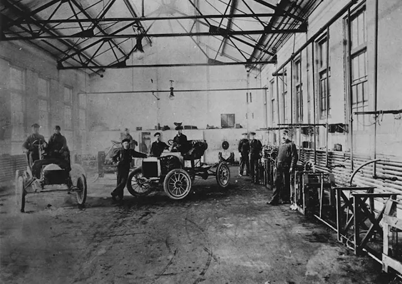 ford assembly lines vintage photos