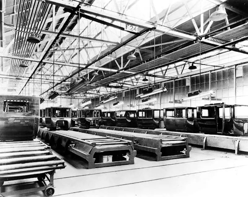 ford assembly lines vintage photos