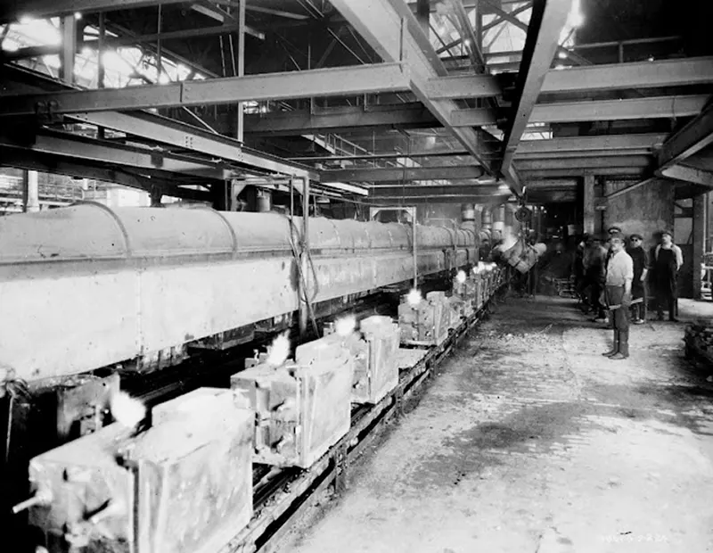 ford assembly lines vintage photos