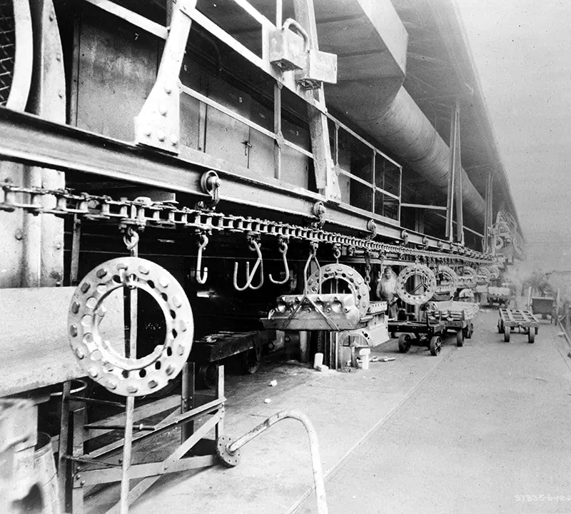 ford assembly lines vintage photos