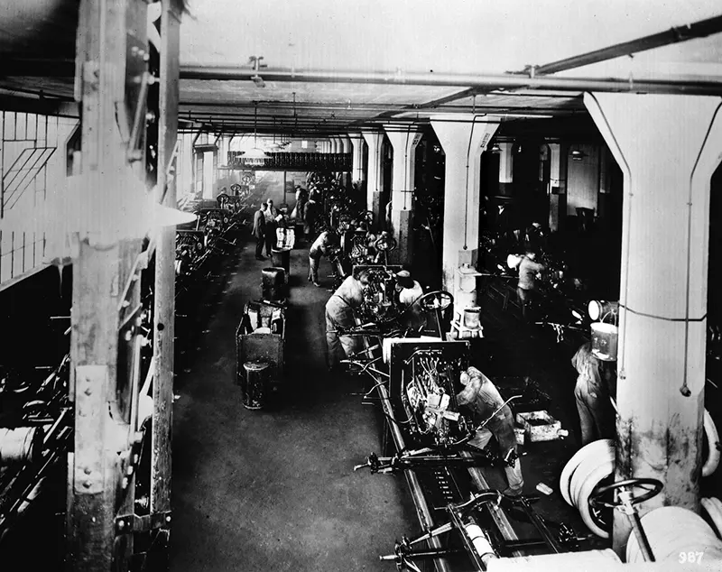 ford assembly lines vintage photos