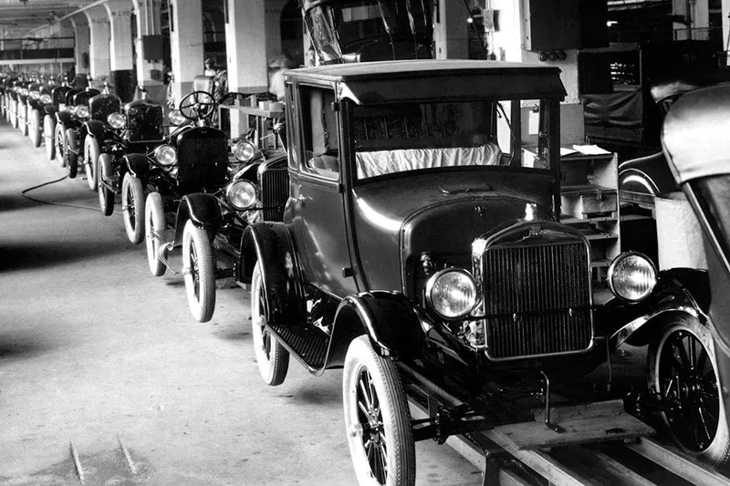 ford assembly lines vintage photos