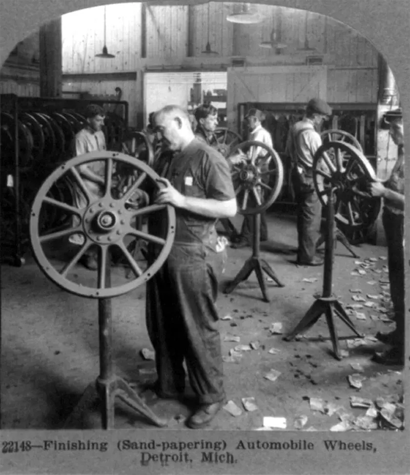 ford assembly lines vintage photos
