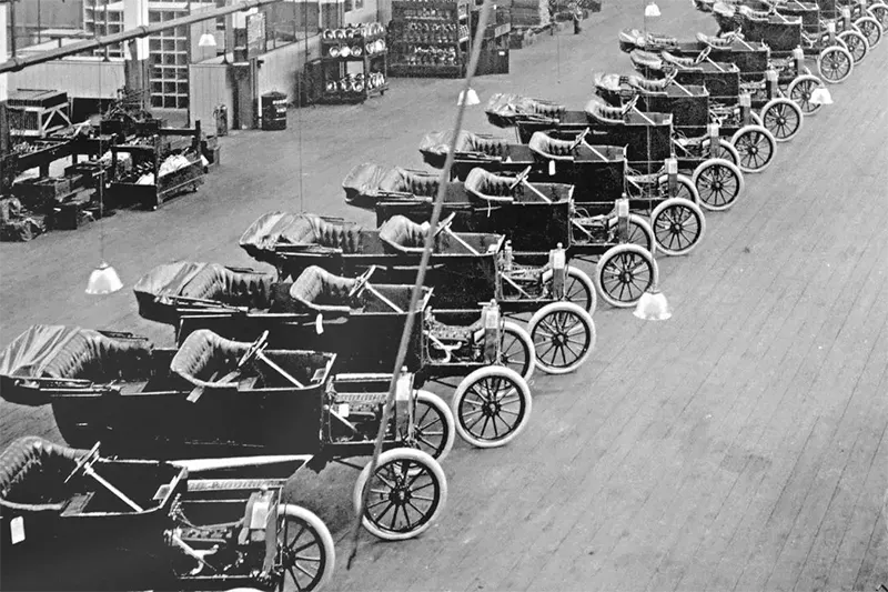 ford assembly lines vintage photos