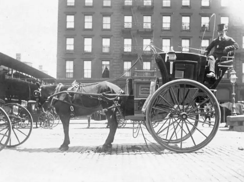 vintage street life new york city