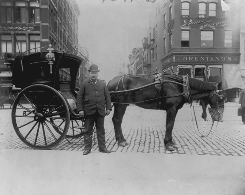 vintage street life new york city