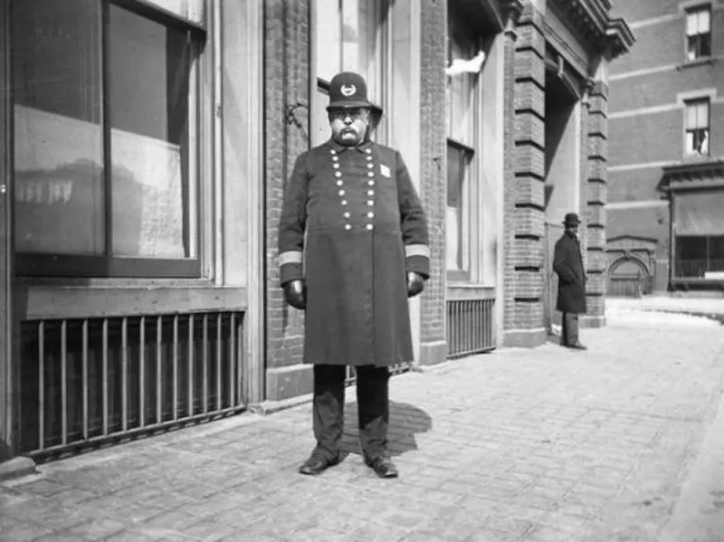 vintage street life new york city