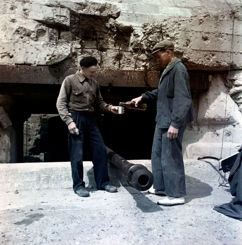 Atlantic wall old photos