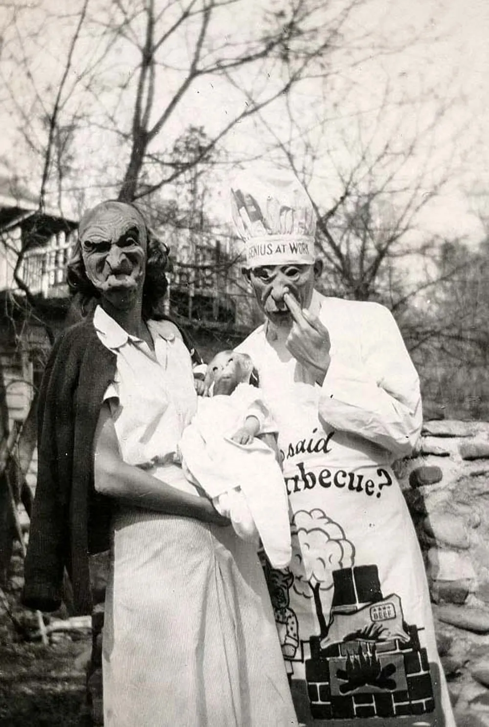 creepy vintage halloween photos