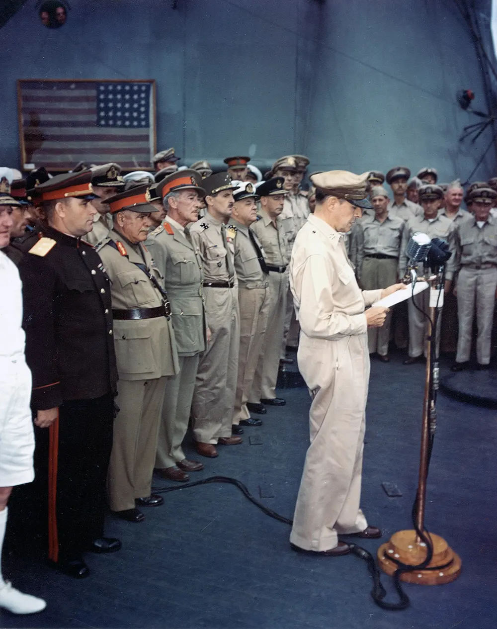 Japanese surrender ceremony photos