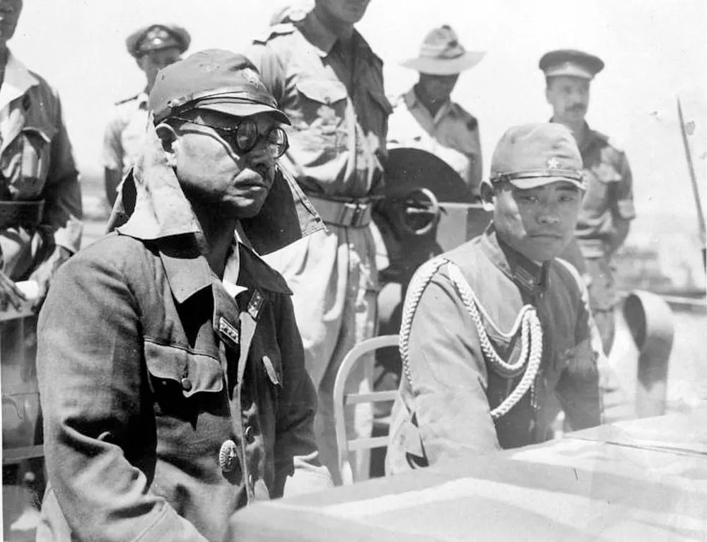 Japanese surrender ceremony photos