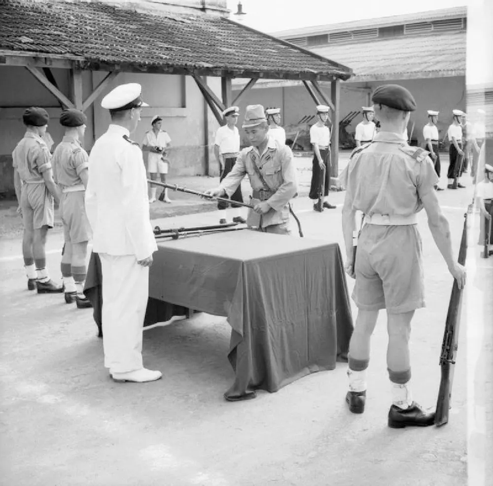 Japanese surrender ceremony photos