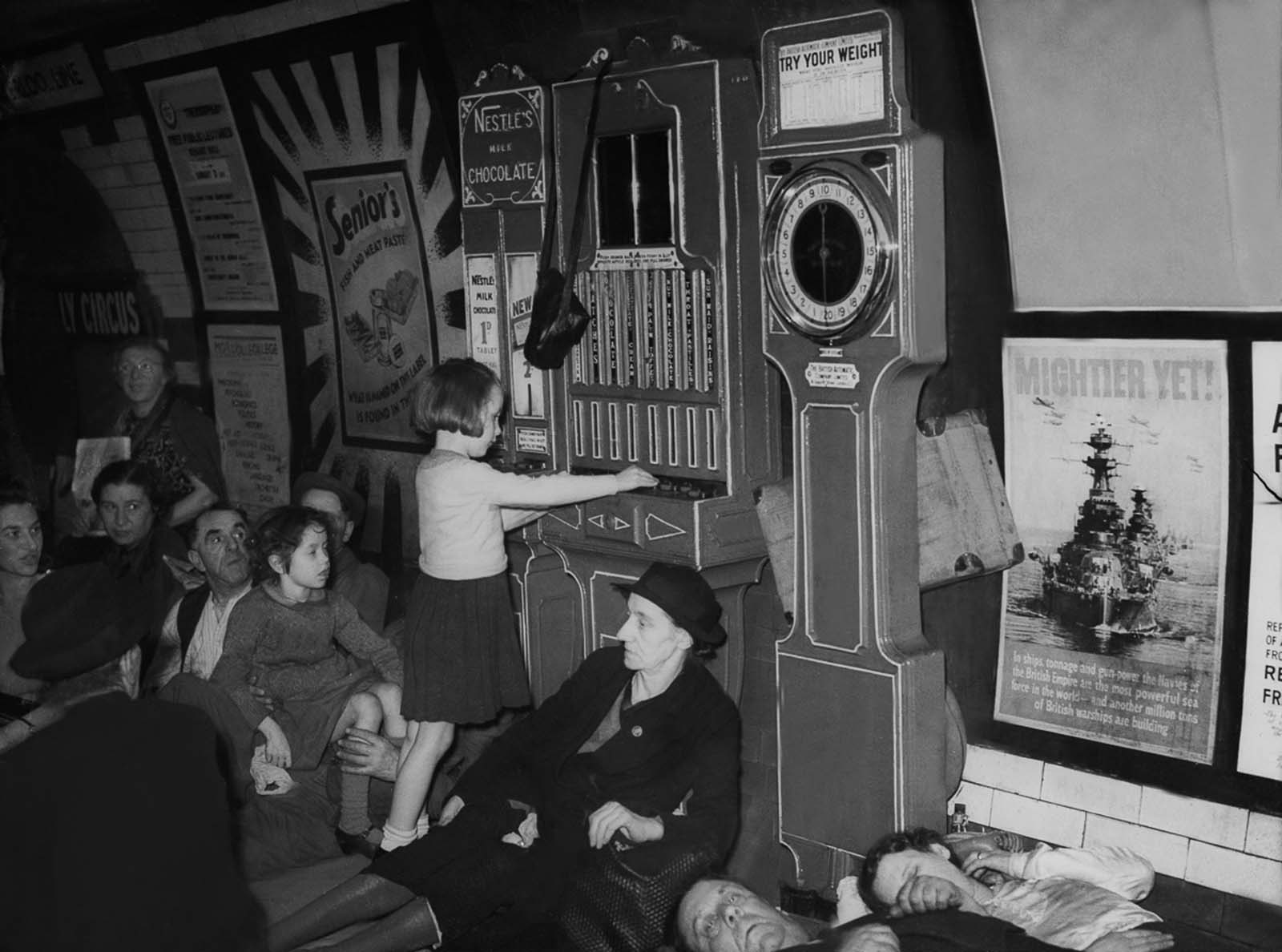 london blitz underground photos