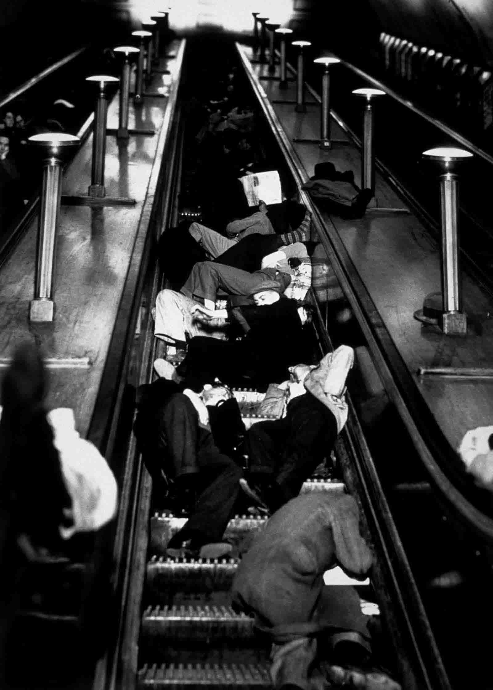 london blitz underground photos